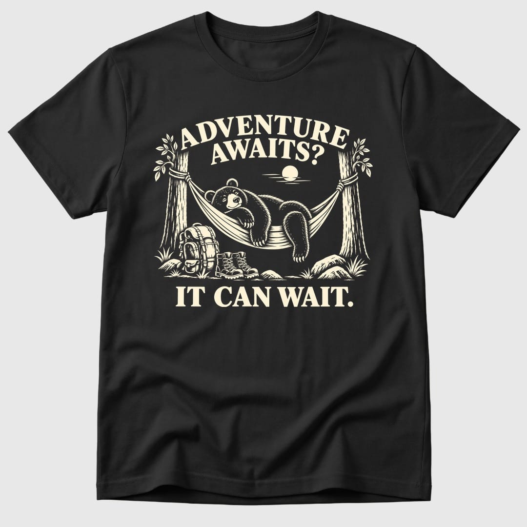 Black Adventure Can Wait - Mosaic Rhino