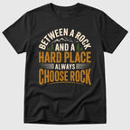 Black Always Choose Rock - Mosaic Rhino