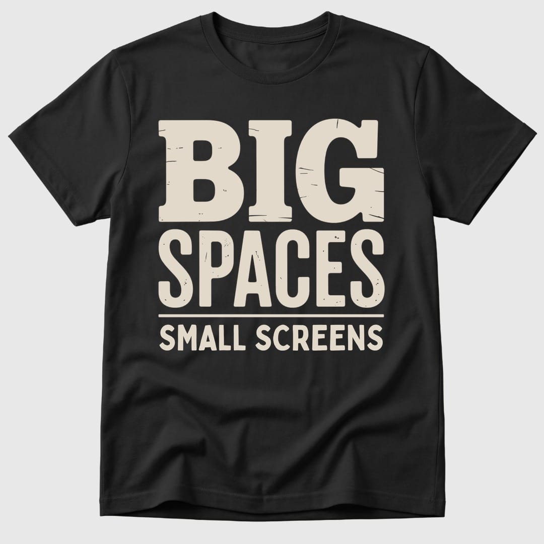 Black Big Spaces - Mosaic Rhino