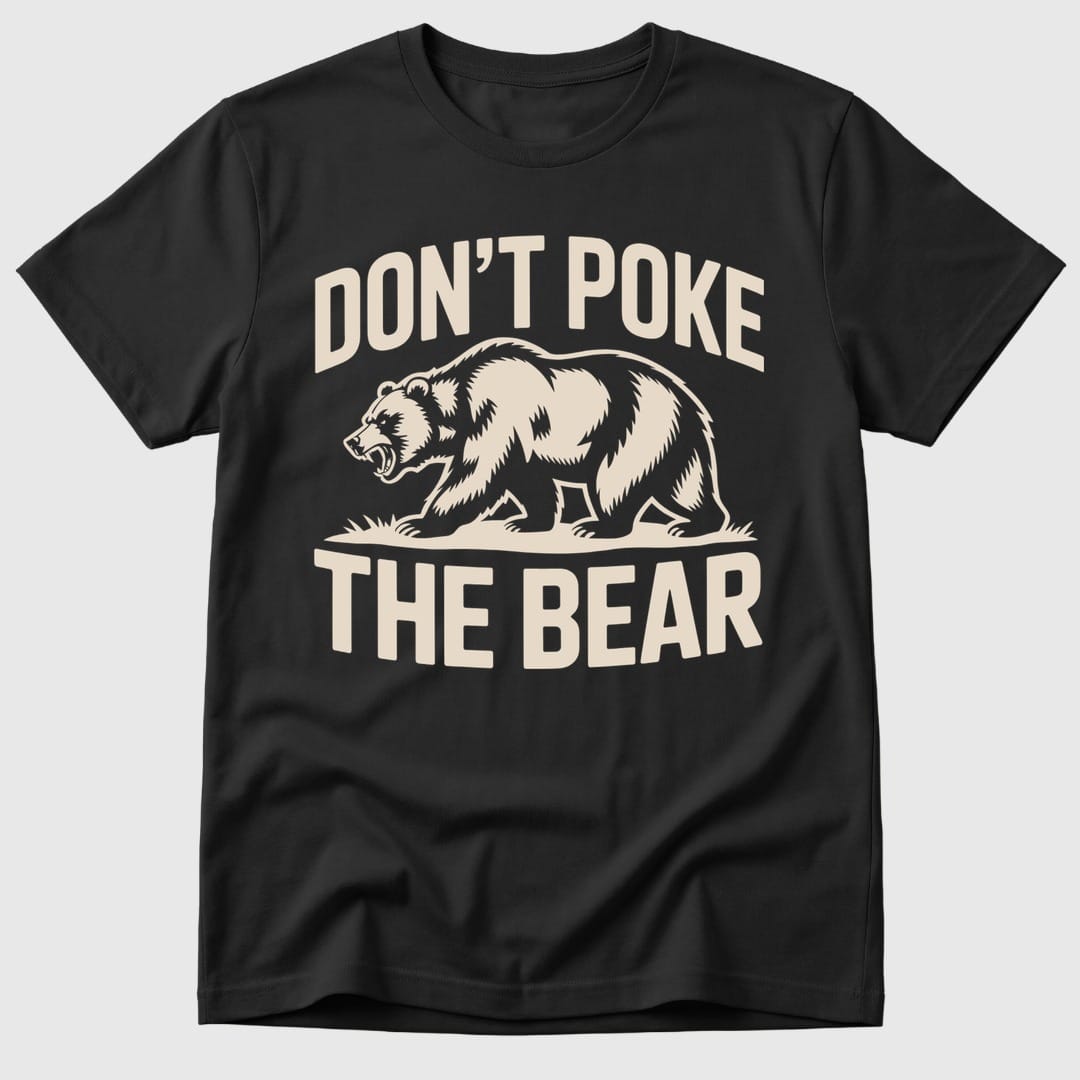 Black Don't Poke The Bear - Mosaic Rhino