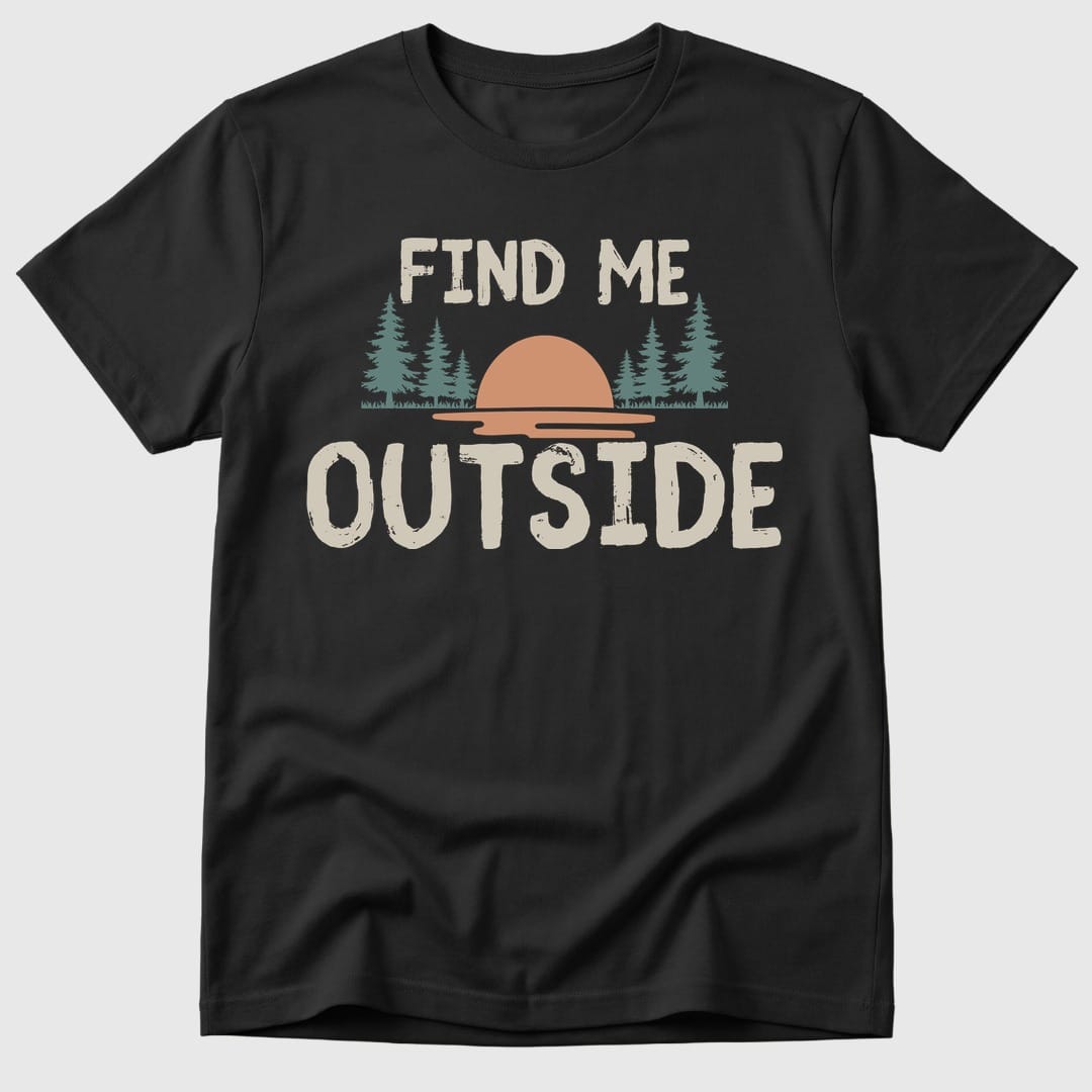 Black Find Me Outside - Mosaic Rhino