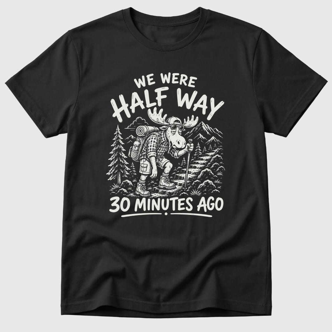 Black Half Way Moose - Mosaic Rhino