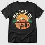 Black Here Comes The Wild - Mosaic Rhino