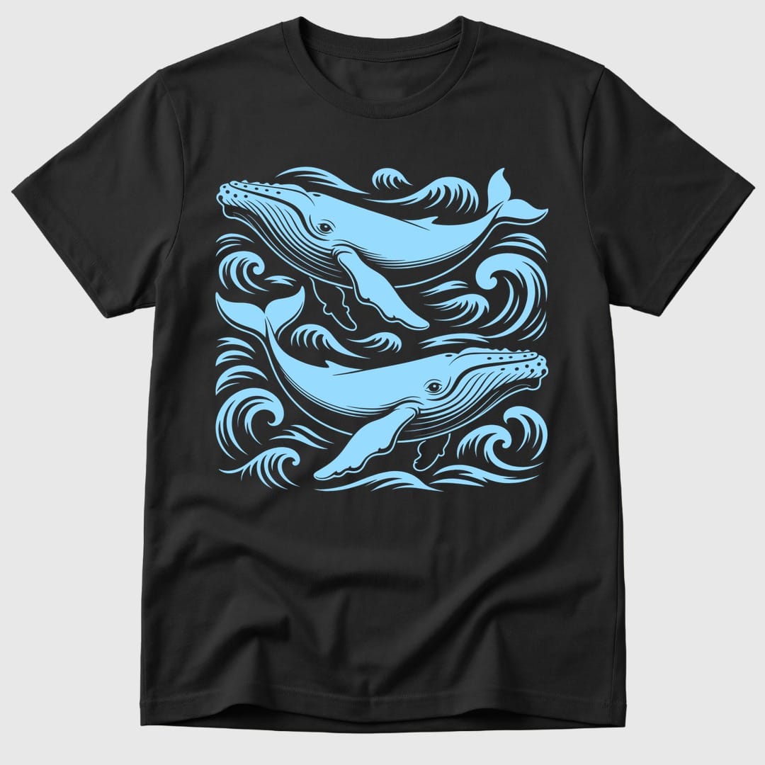 Black Humpback Duo - Mosaic Rhino