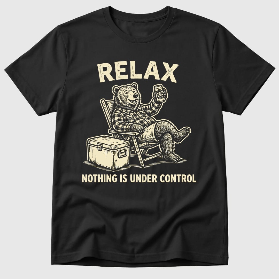 Black Just Relax - Mosaic Rhino