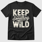 Black Keep Something Wild - Mosaic Rhino