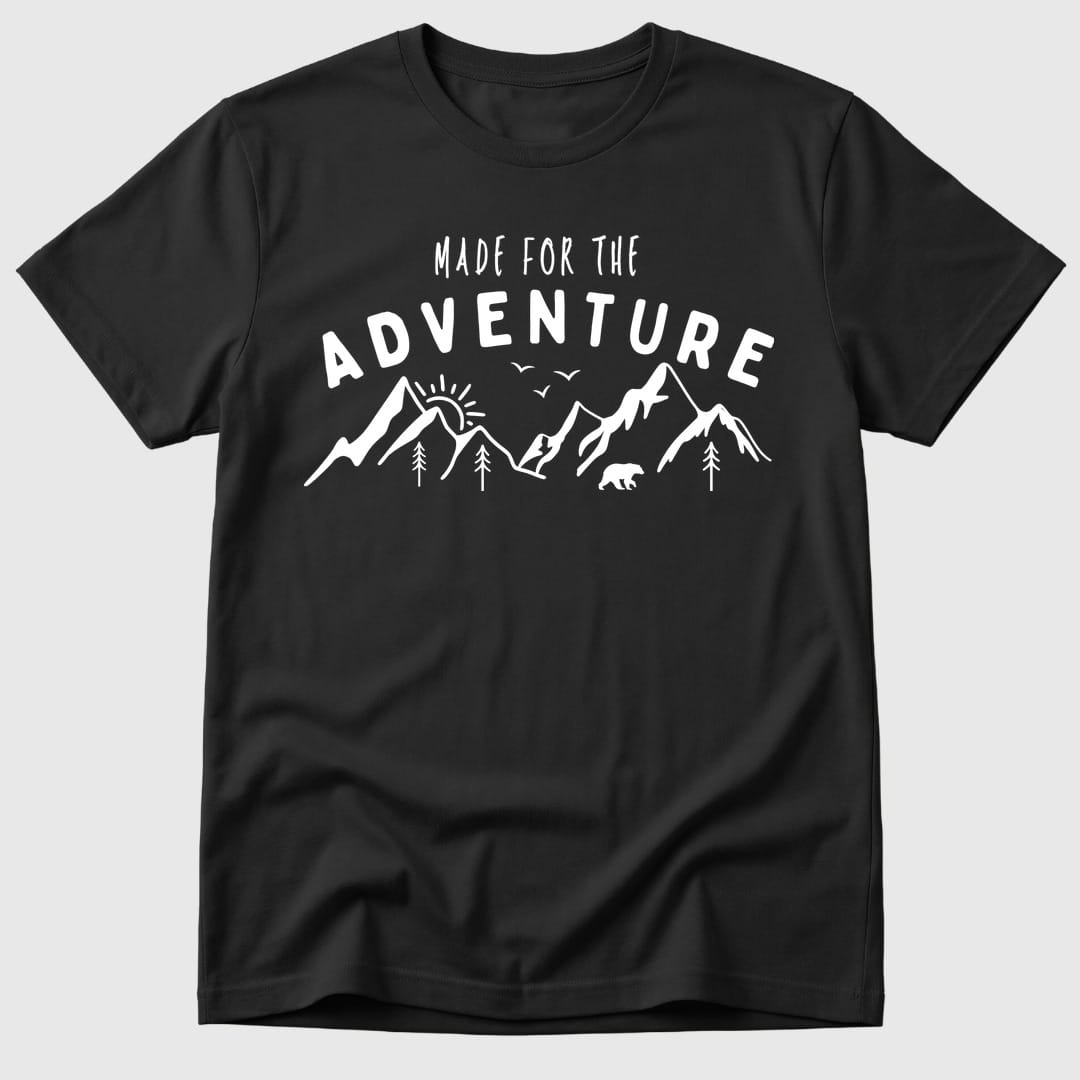 Black Made for the Adventure - Mosaic Rhino