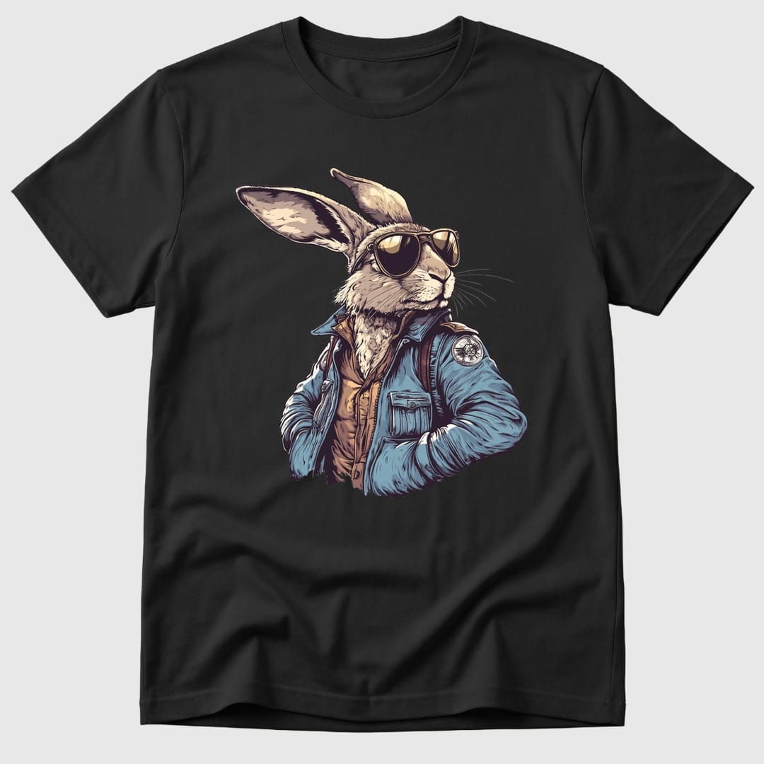 Black Mile High Hare - Mosaic Rhino