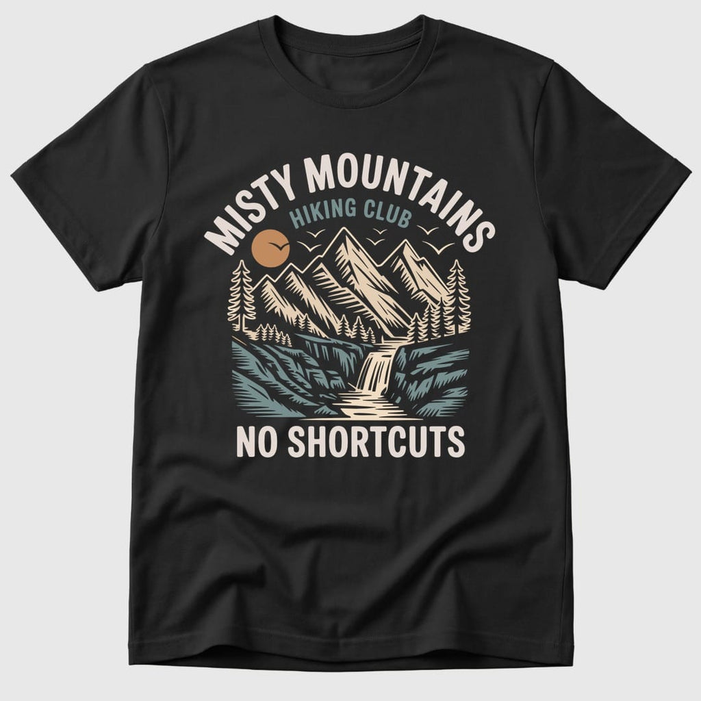 Black Misty Mountains Hiking - Mosaic Rhino