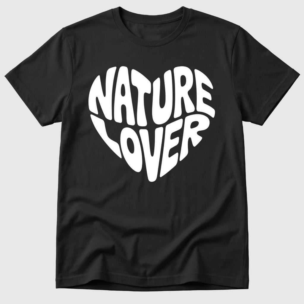 Black Nature Lover Heart - Mosaic Rhino