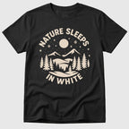 Black Nature Sleeps In White - Mosaic Rhino