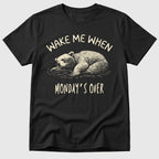 Black No Mondays Bear - Mosaic Rhino