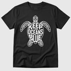 Black Oceans Blue Turtle - Mosaic Rhino