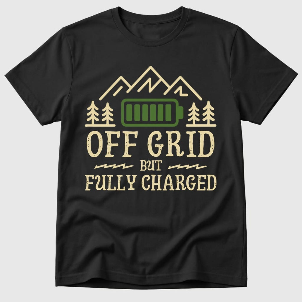 Black Off Grid Fully Charged - Mosaic Rhino