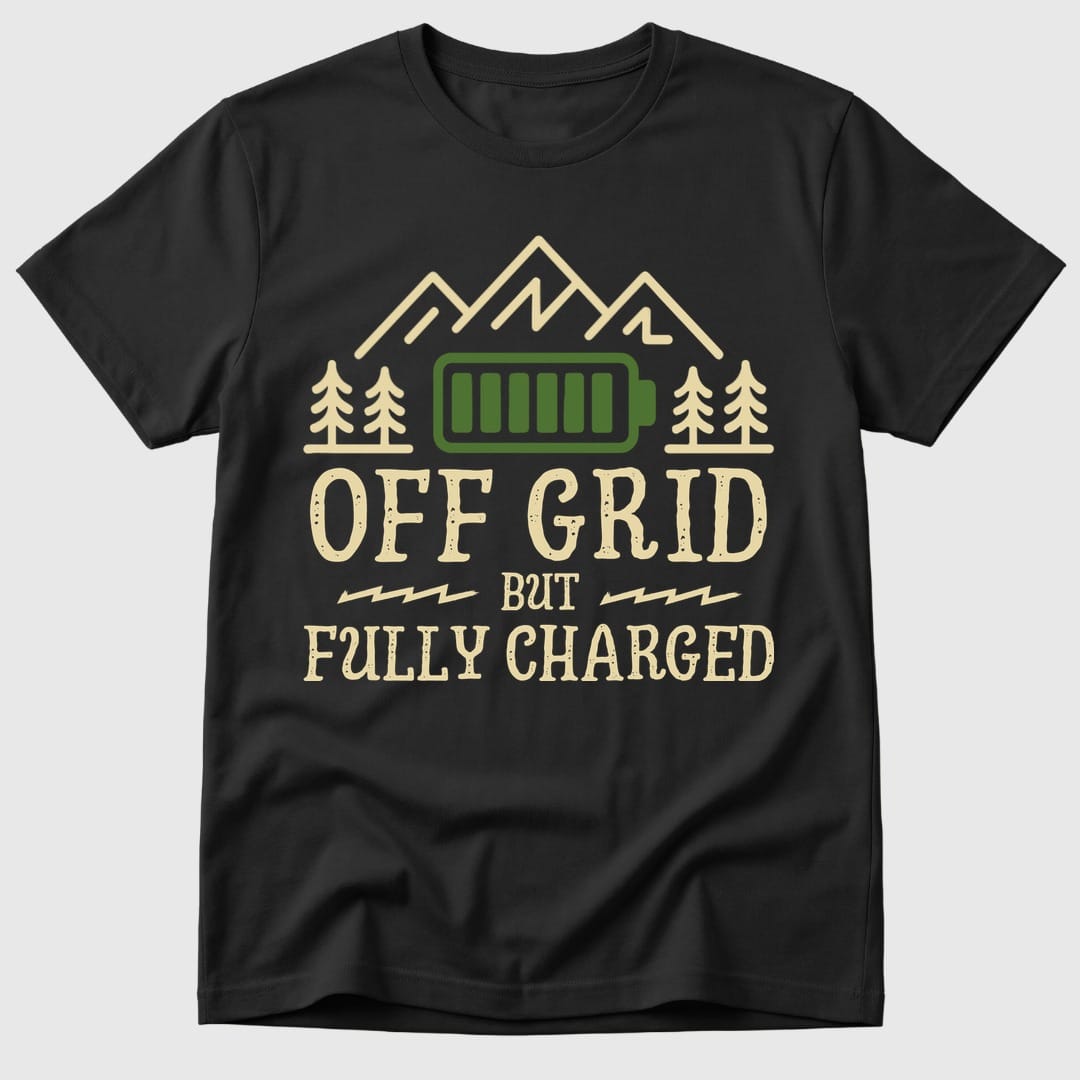 Black Off Grid Fully Charged - Mosaic Rhino
