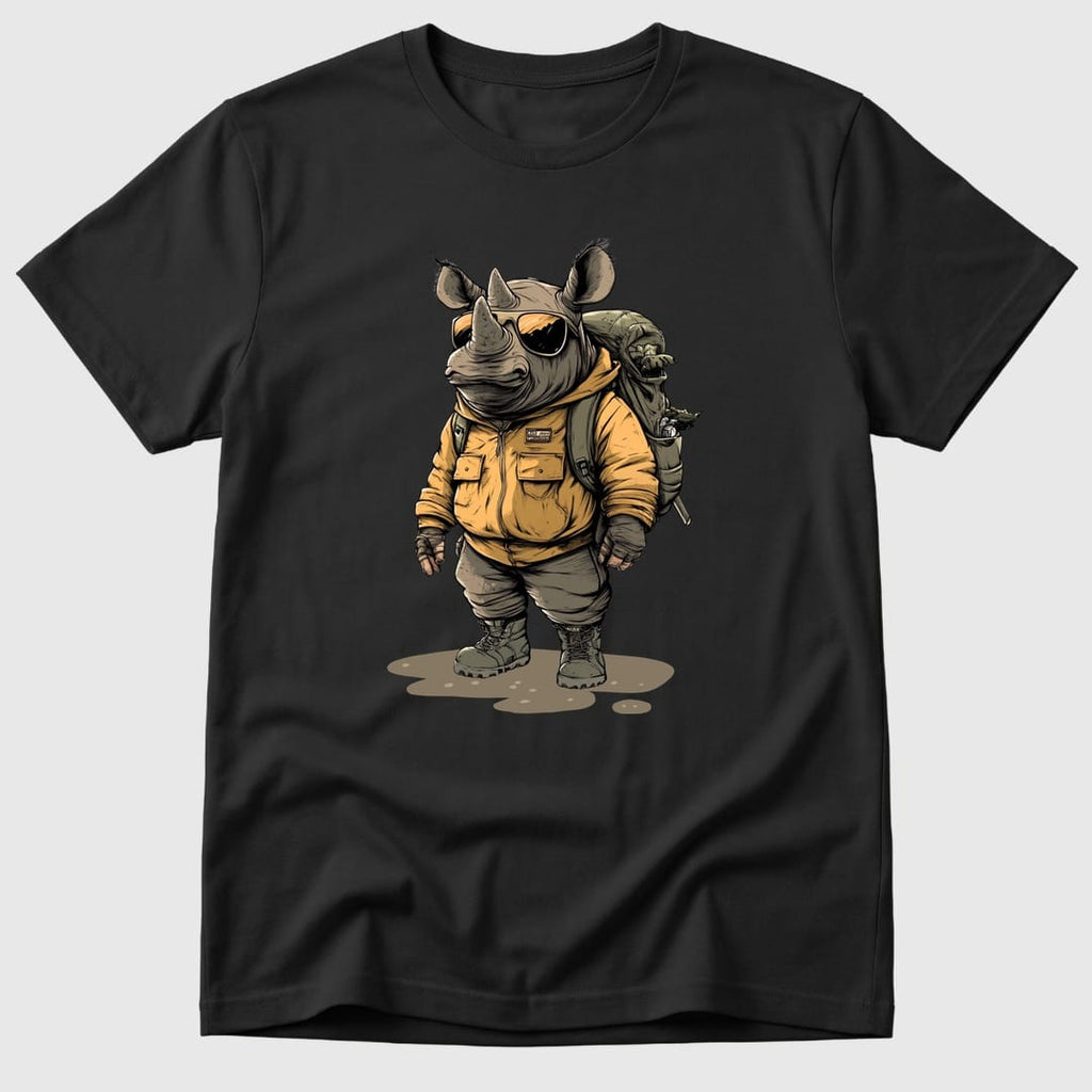Black Pathfinder Rhino - Mosaic Rhino