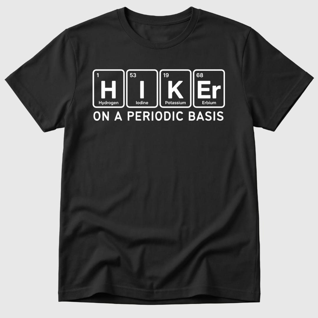 Black Periodic Hiker - Mosaic Rhino