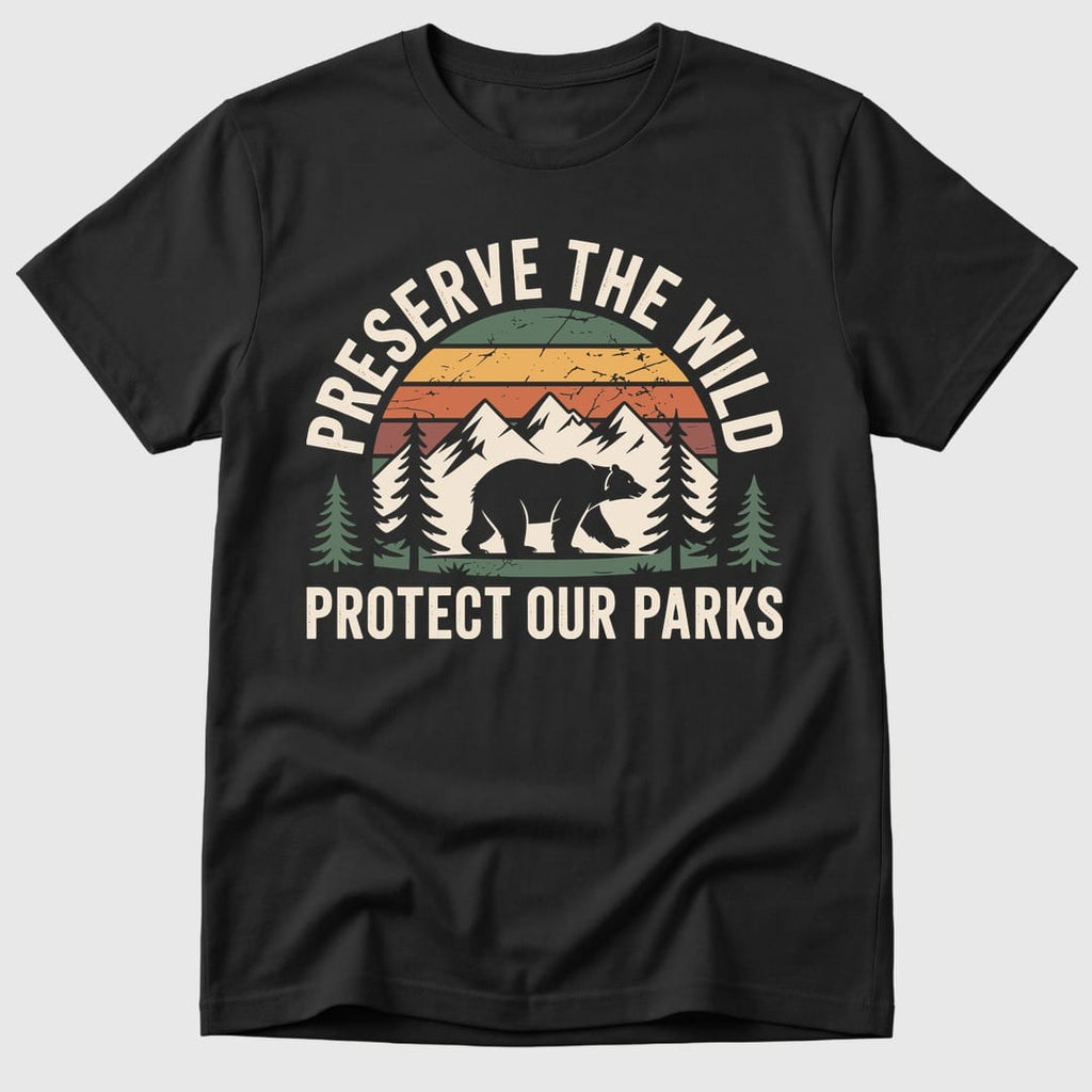 Black Preserve The Wild - Mosaic Rhino