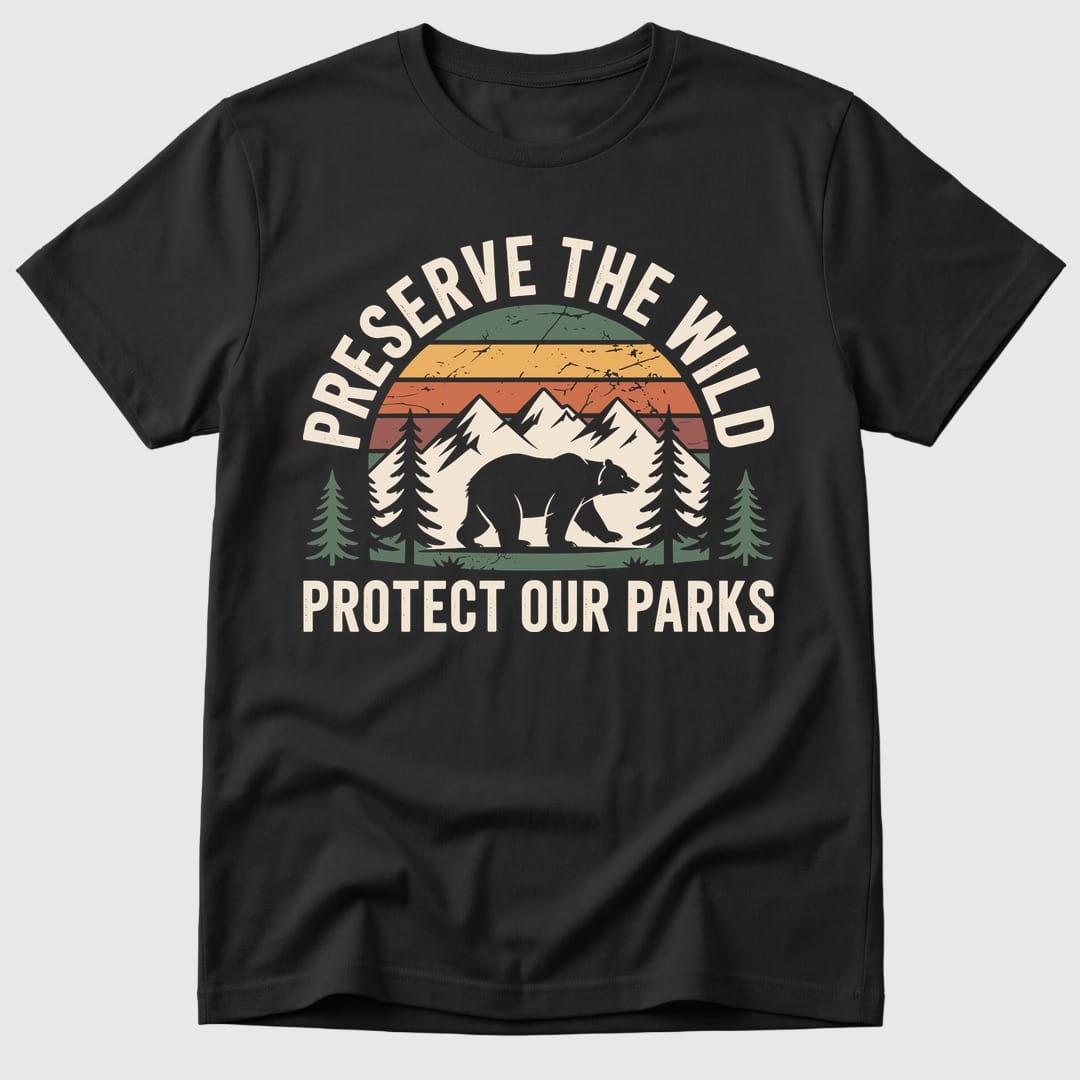 Black Preserve The Wild - Mosaic Rhino