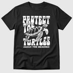 Black Protect The Turtles - Mosaic Rhino