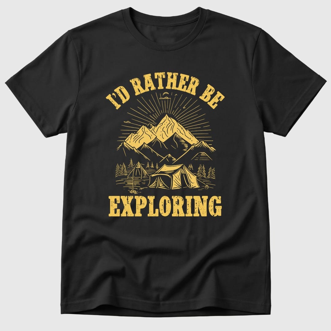 Black Rather Be Exploring - Mosaic Rhino