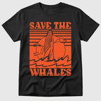 Black Save The Whales - Mosaic Rhino