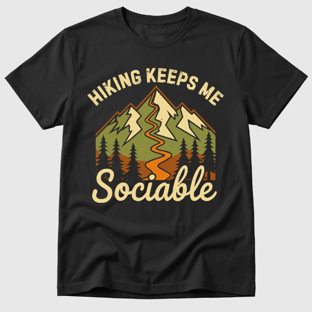 Black Sociable Hiking - Mosaic Rhino