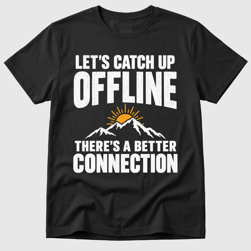 Black Take This Offline - Mosaic Rhino