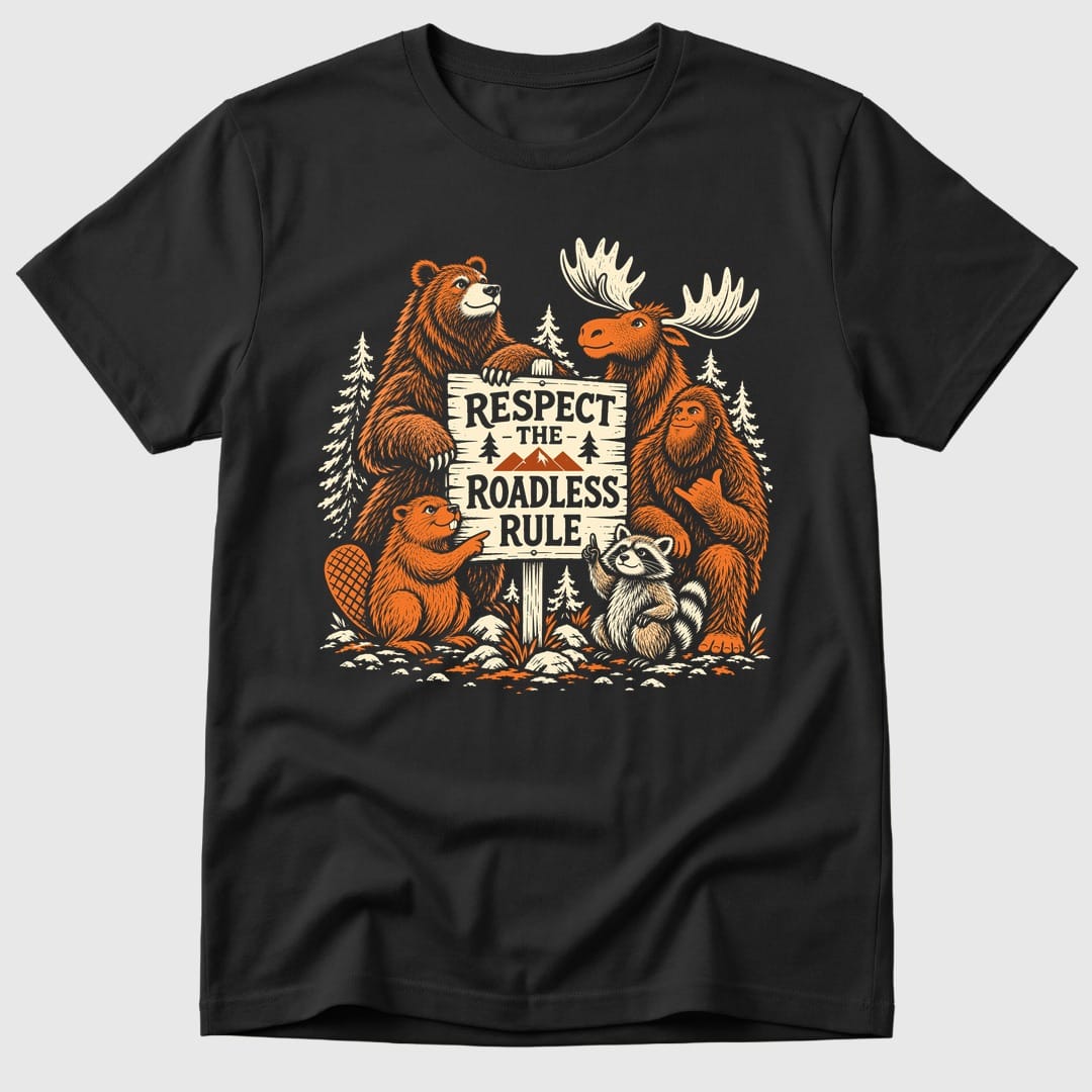 Black The Roadless Rule - Mosaic Rhino