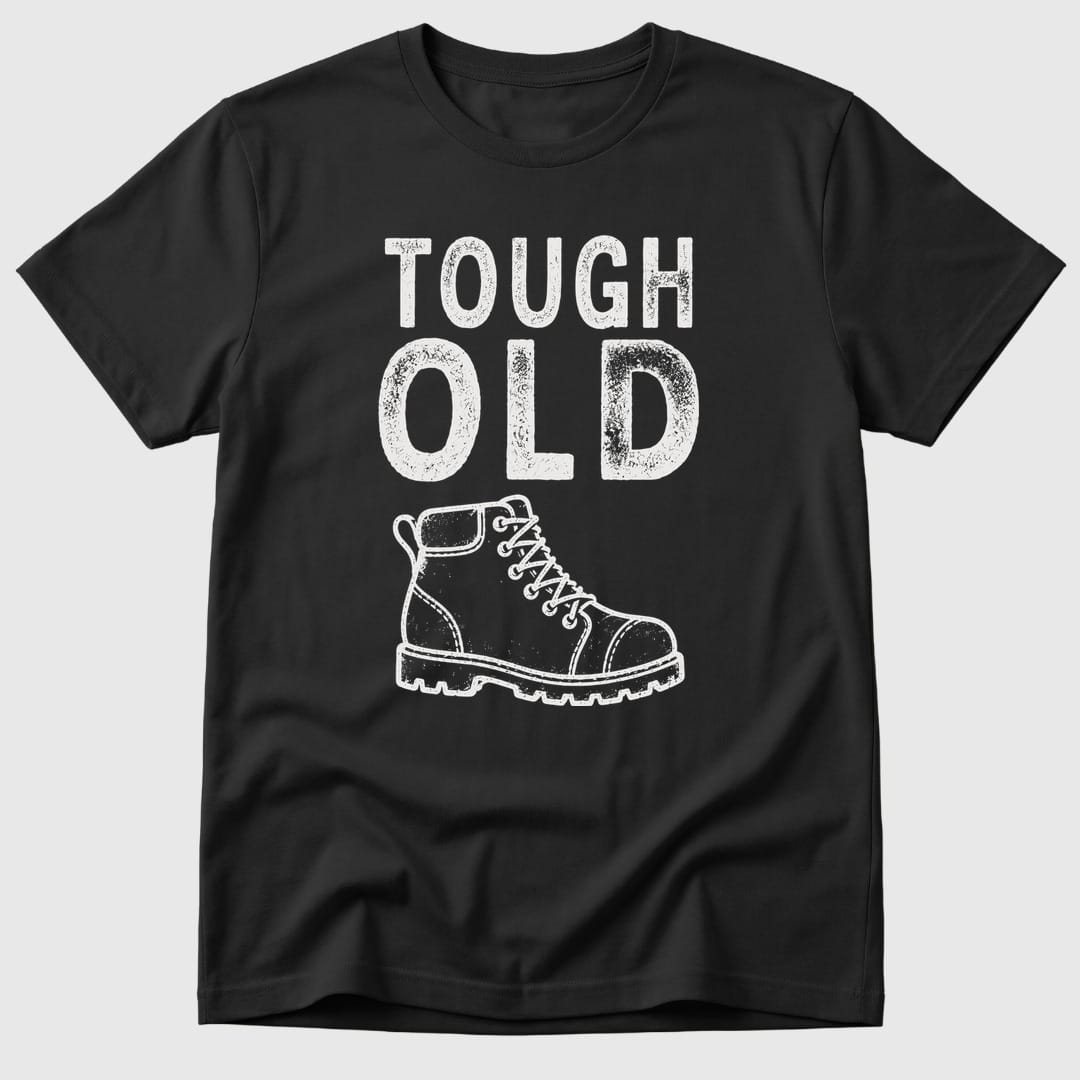 Black Tough Old Boot - Mosaic Rhino