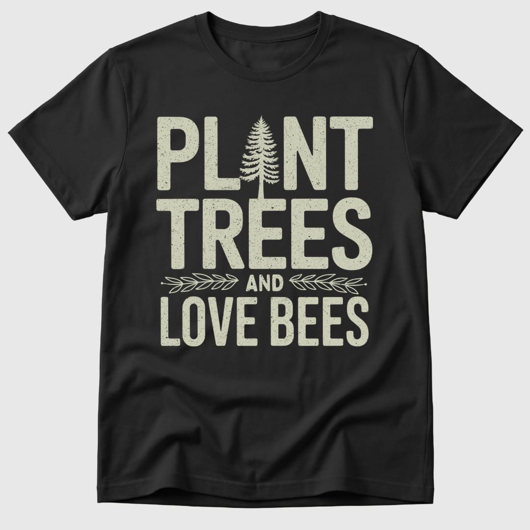 Black Trees & Bees - Mosaic Rhino