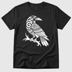 Black Tribal Crow - Mosaic Rhino