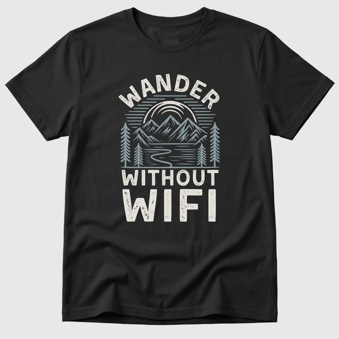 Black Wander Without WiFi - Mosaic Rhino