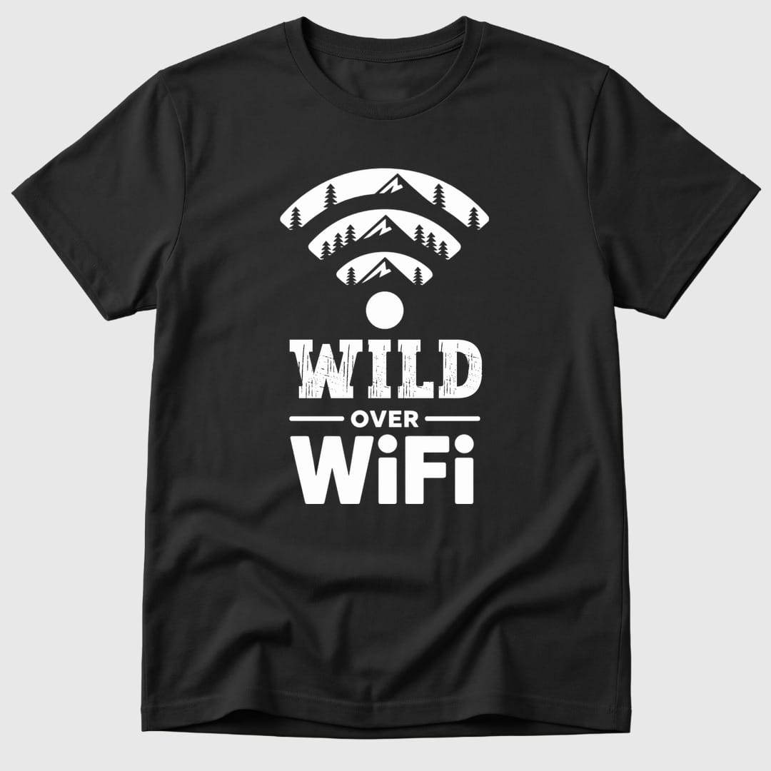 Black Wild Over WiFi - Mosaic Rhino