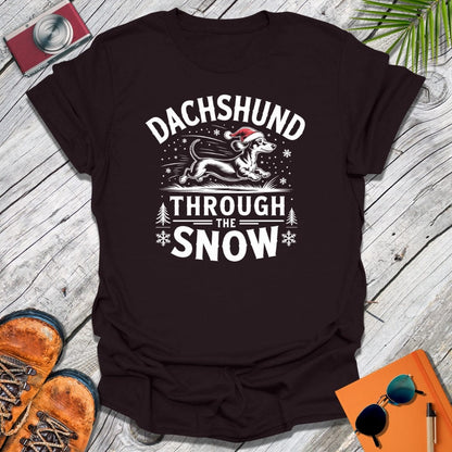 Dachshund Through Snow T-Shirt