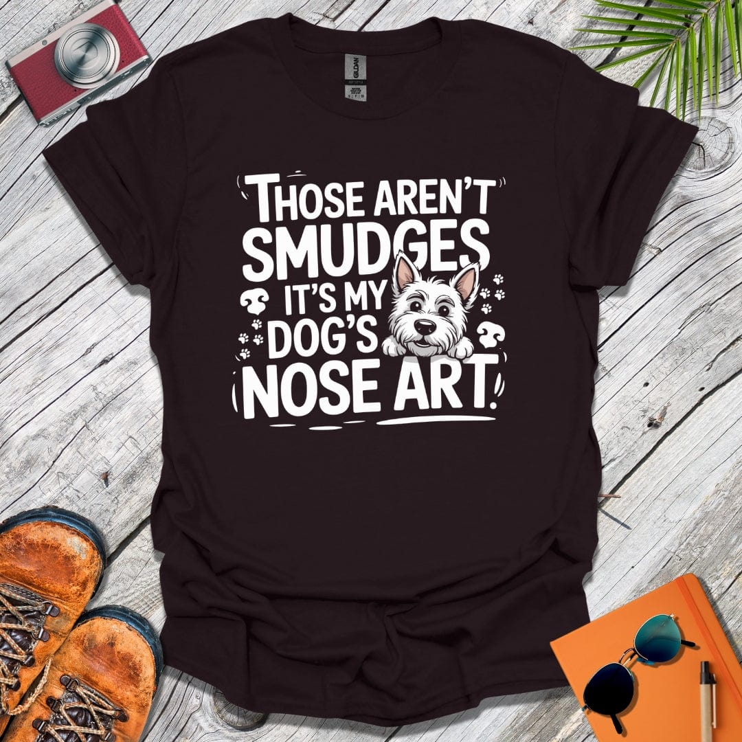 Dog Nose Art Westie T-Shirt