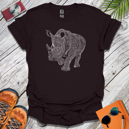 Echo of the Wild Rhino T-Shirt
