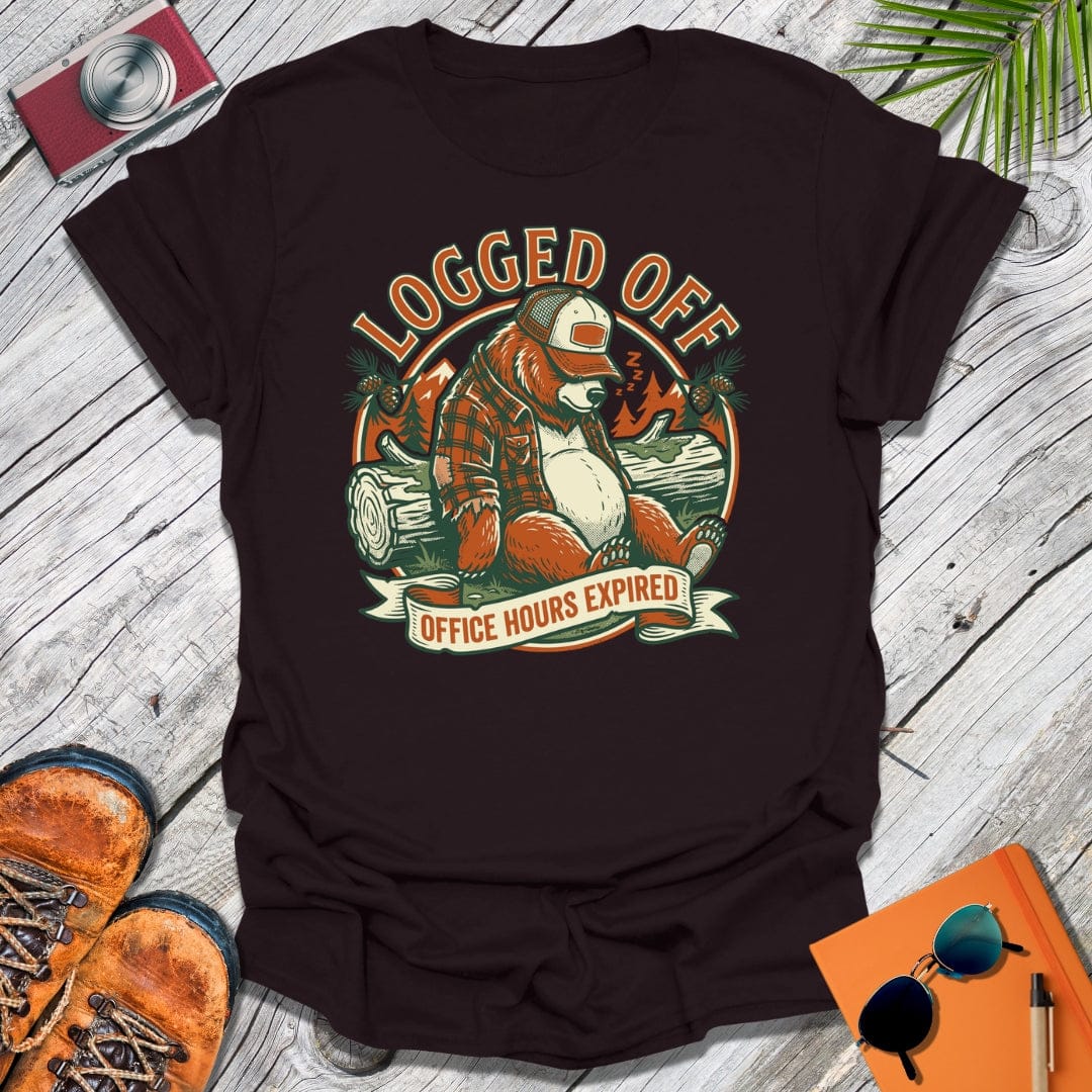 Logged Off Bear T-Shirt