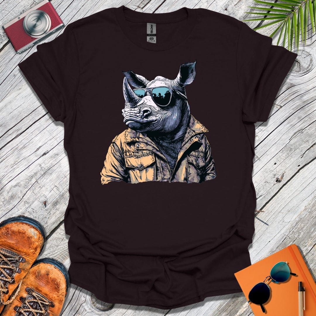 Rhino in Shades T-Shirt