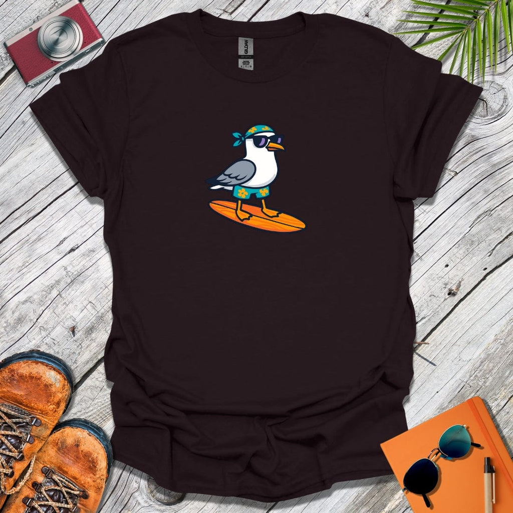 Surfing Seagull T-Shirt