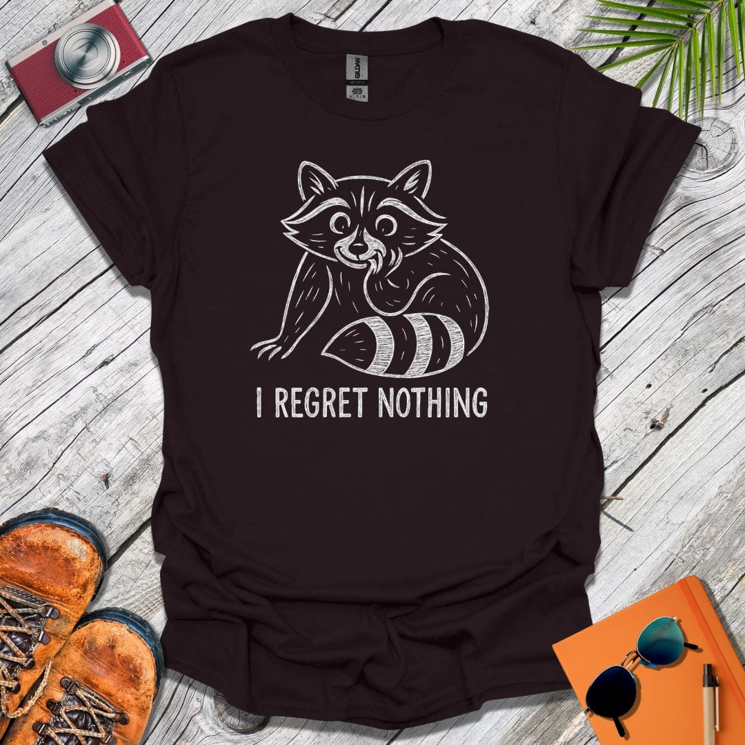 No Regrets Raccoon T-Shirt