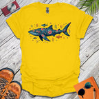 Floral Shark T-Shirt