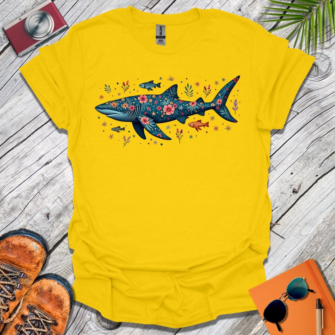 Floral Shark T-Shirt