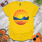 Mountains to Sea Sunset T-Shirt