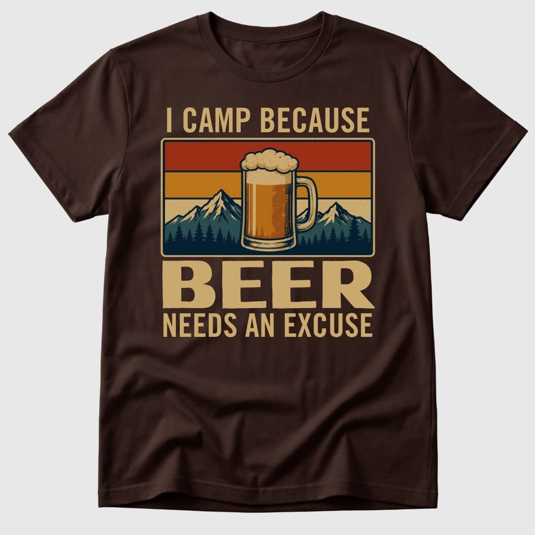 Camp For Beer T-Shirt