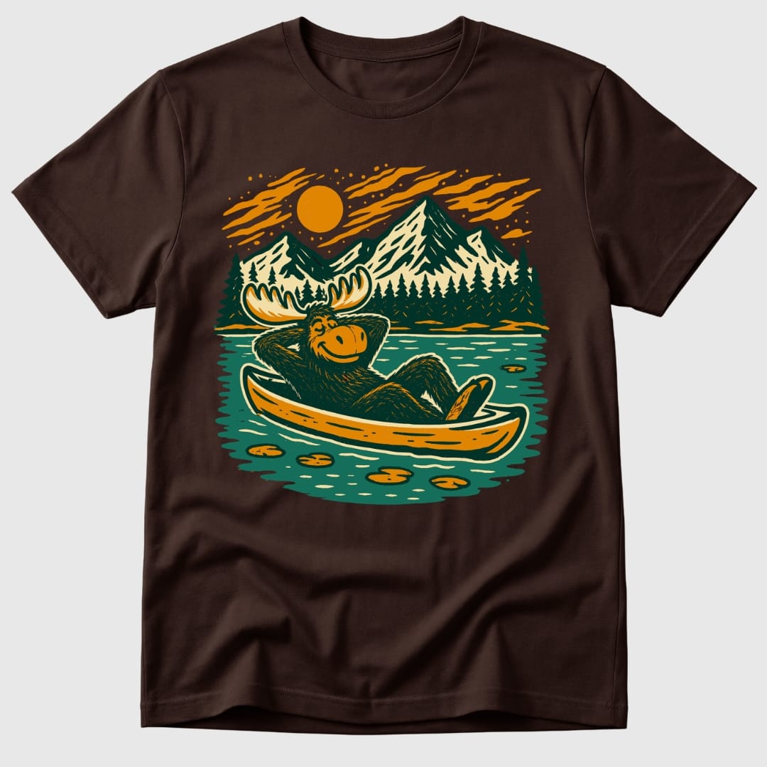 Chilled Lake Moose T-Shirt