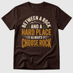 Dark Chocolate Always Choose Rock - Mosaic Rhino