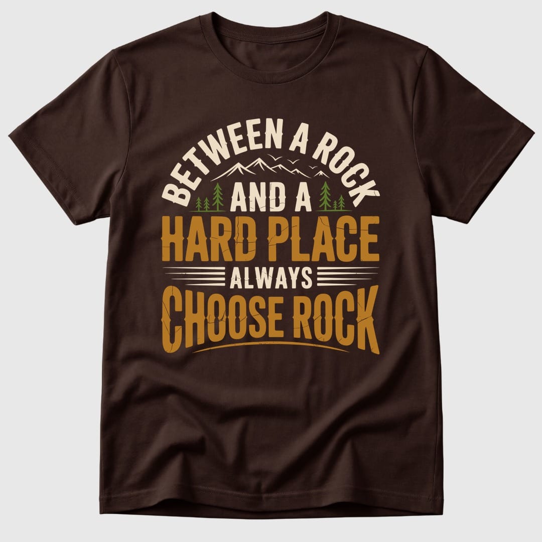 Dark Chocolate Always Choose Rock - Mosaic Rhino