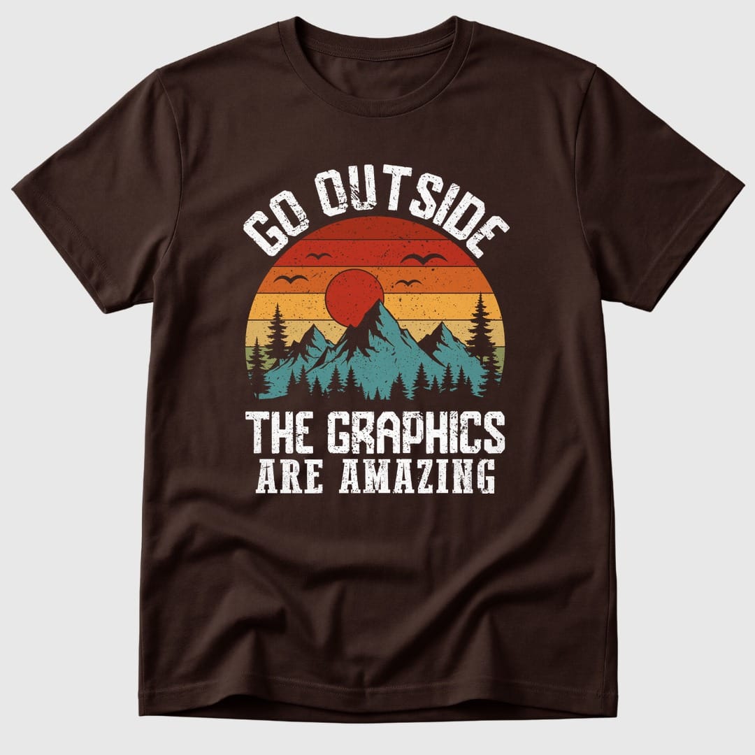 Dark Chocolate Go Outside Graphics - Mosaic Rhino