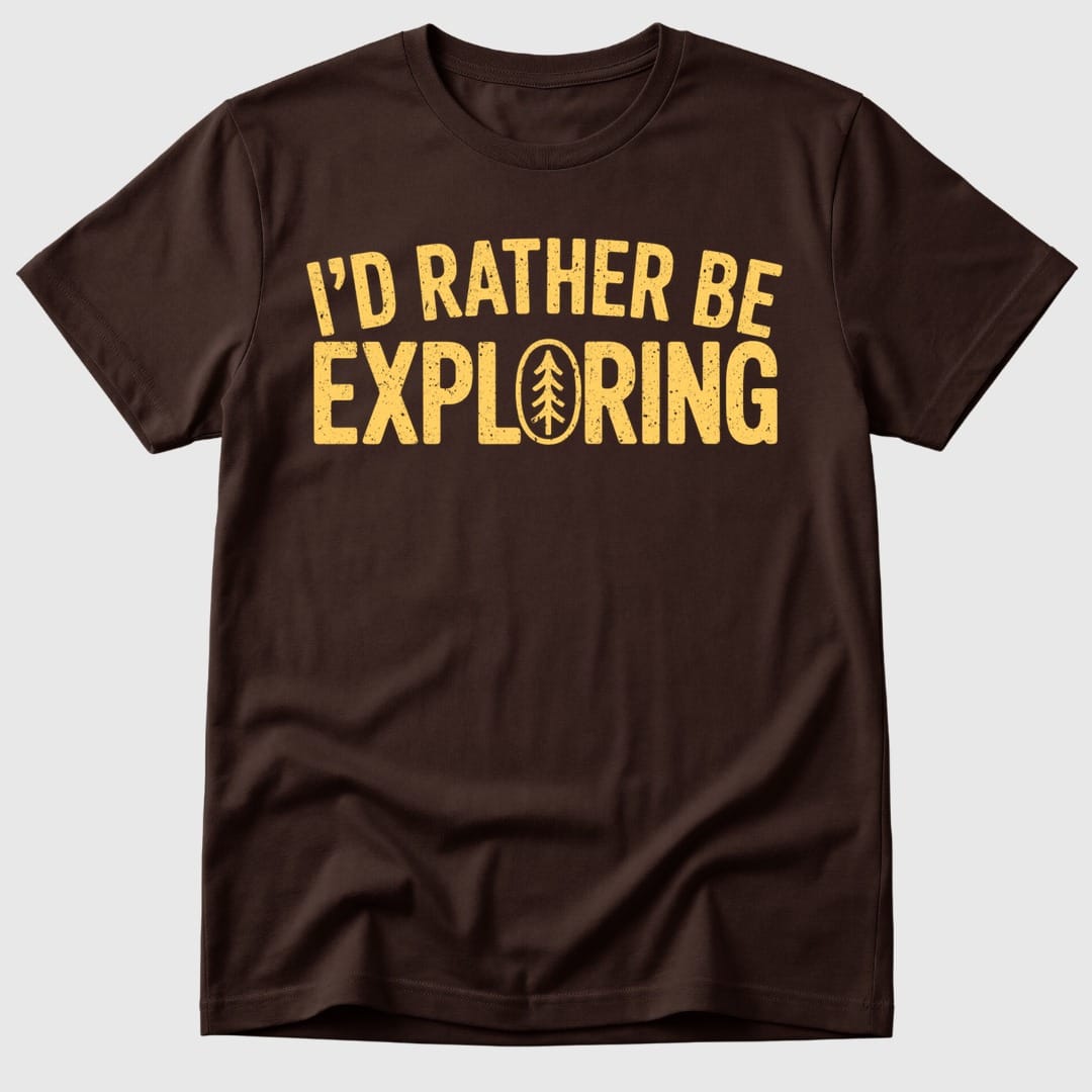 Dark Chocolate I'd Rather Explore - Mosaic Rhino